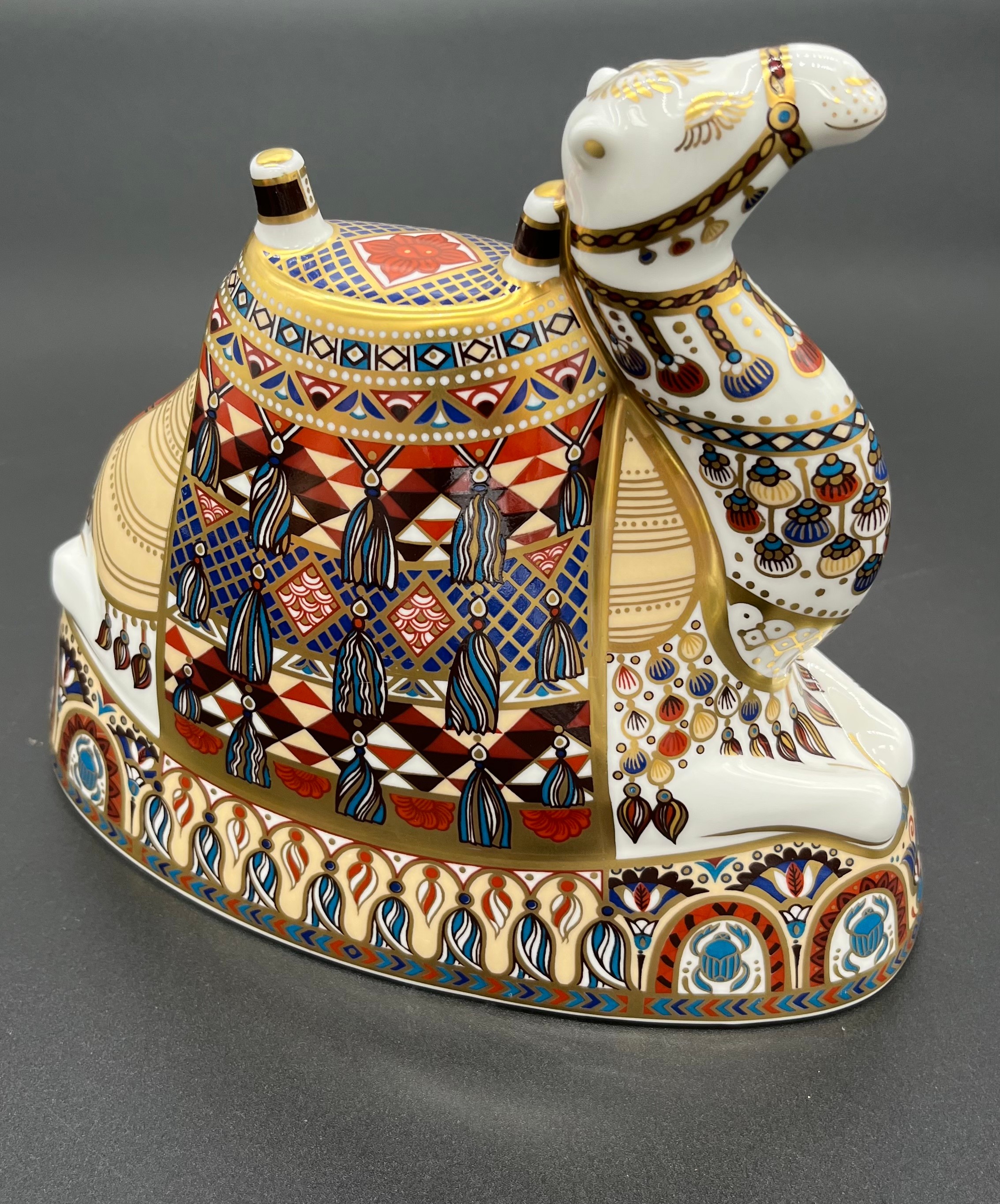 Royal Crown Derby paperweight 'Camel' an exclusive signature edition for Harrods Knightsbridge - Image 2 of 3