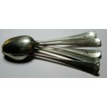 A collection of Scottish provincial teaspoons; six Aberdeen, James Erskine, JE, Old English; Four