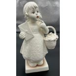 A Large Goebel girl figurine 'Expressions of Youth' 1991 [34cm high] [Will not post]