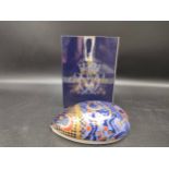 Royal crown Derby mouse paperweight with box . 4.5 inches in length.