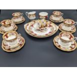 23 piece Royal Albert bone china 'Lady Hamilton' tea set