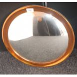 Vintage concave circular mirror (46cm)
