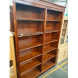 Large reproduction 2 section book case.