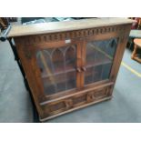 Old charm style two door cabinet with fitted under storage.