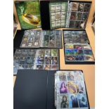 6 various folios containing collections of 'The Lord of the Rings' topps trading cards. Includes