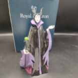 Royal doulton figure limited edition Maleficent no983 . With box 20 cm in height .