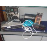 A Collection of radios, mobile phones and other electricals to include a Toshiba 5 band radio.