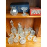 A Collection of crystal to include Gleneagles etc.