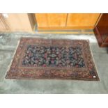 Antique hand-woven interior rug 172cm in length by 100 cm in width.