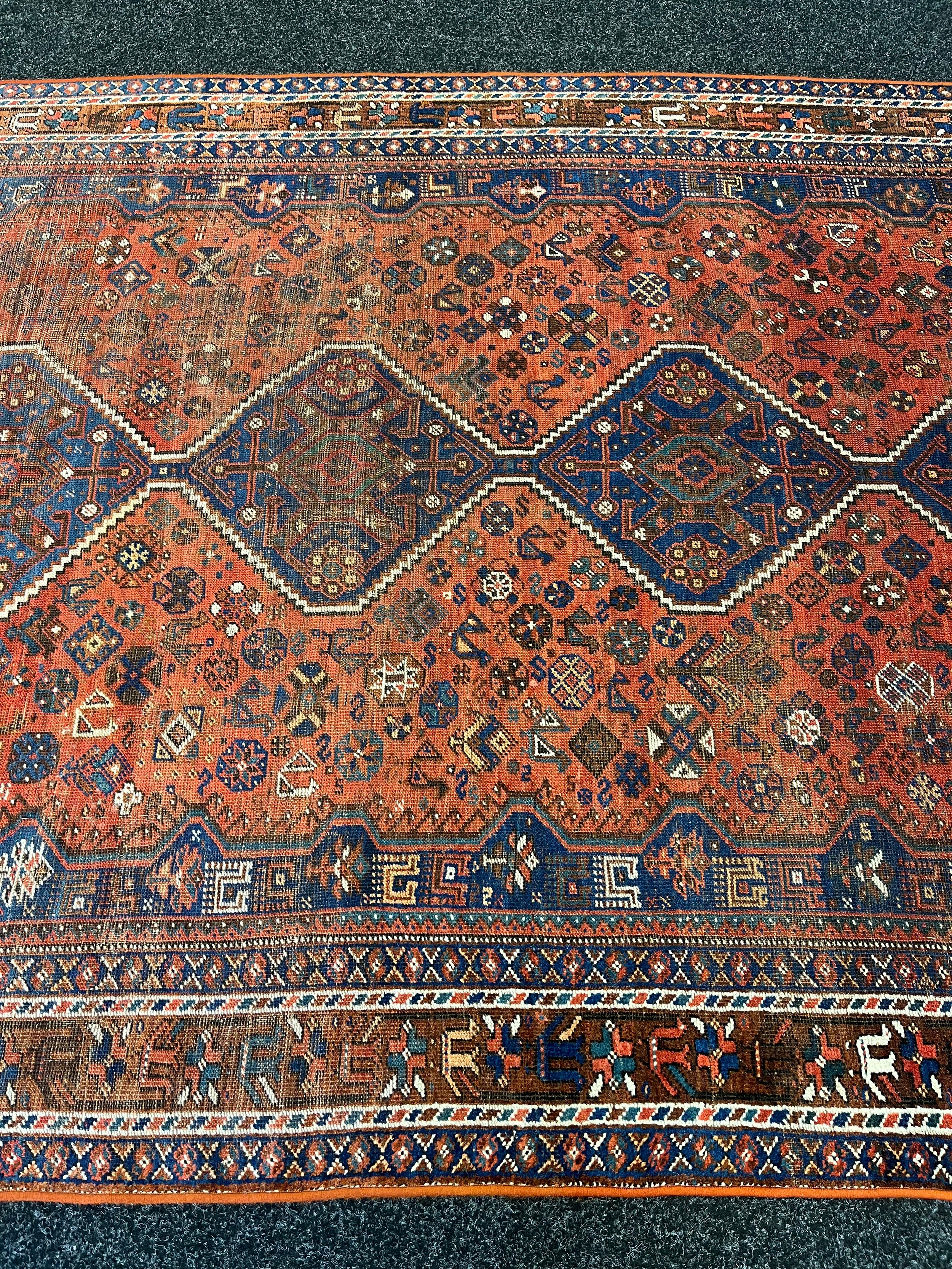 Provinz Gaschgai Iranian rug with certificate of authenticity [200x300cm] - Image 5 of 10