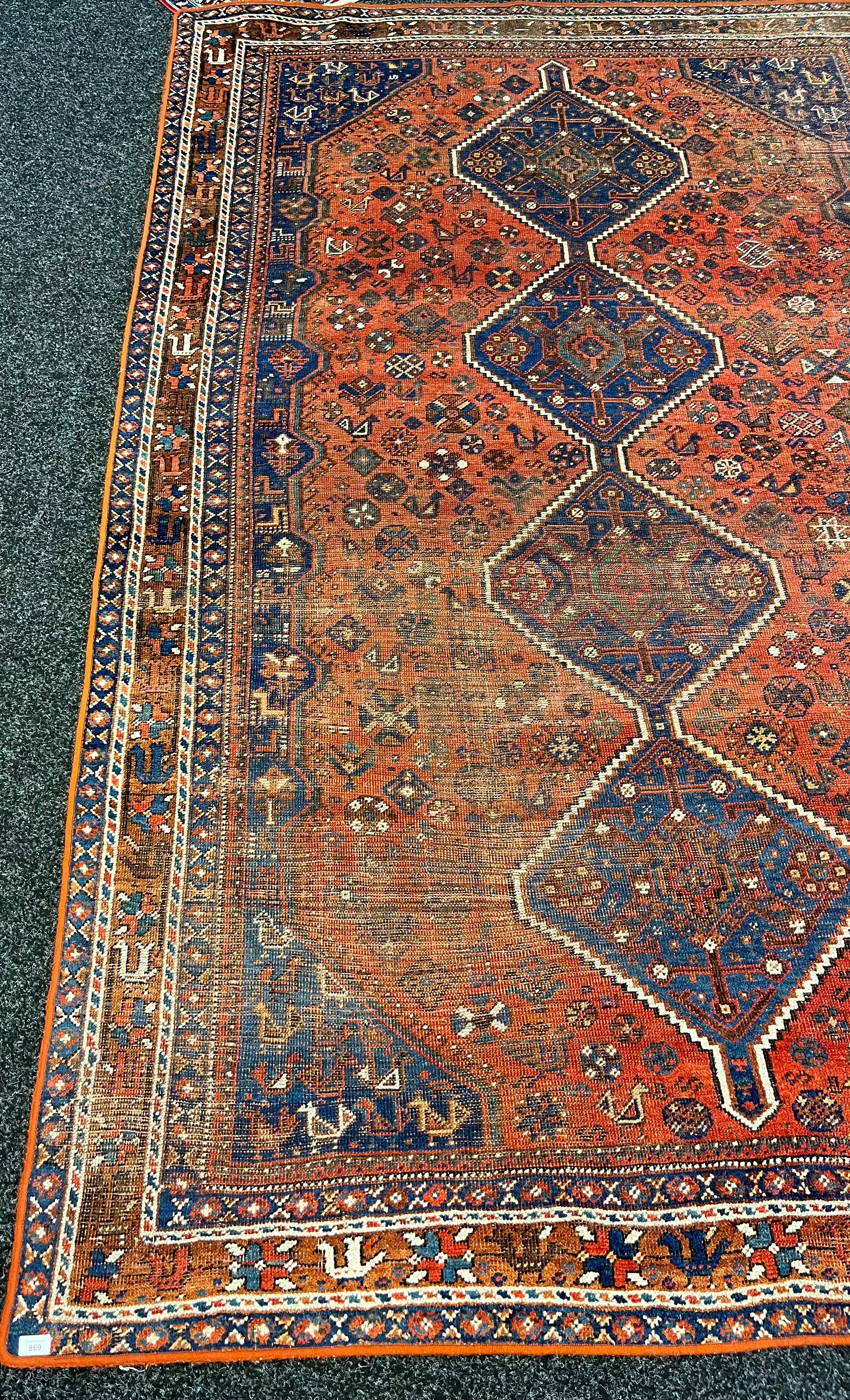 Provinz Gaschgai Iranian rug with certificate of authenticity [200x300cm] - Image 2 of 10