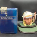 Royal doulton double sided Toby jug the antagonists collection the battle of little big horn 1876