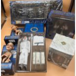 Boxed Lord of the Rings figures, Includes Toybiz fellowship figure set- sealed, Two Neca Gollum