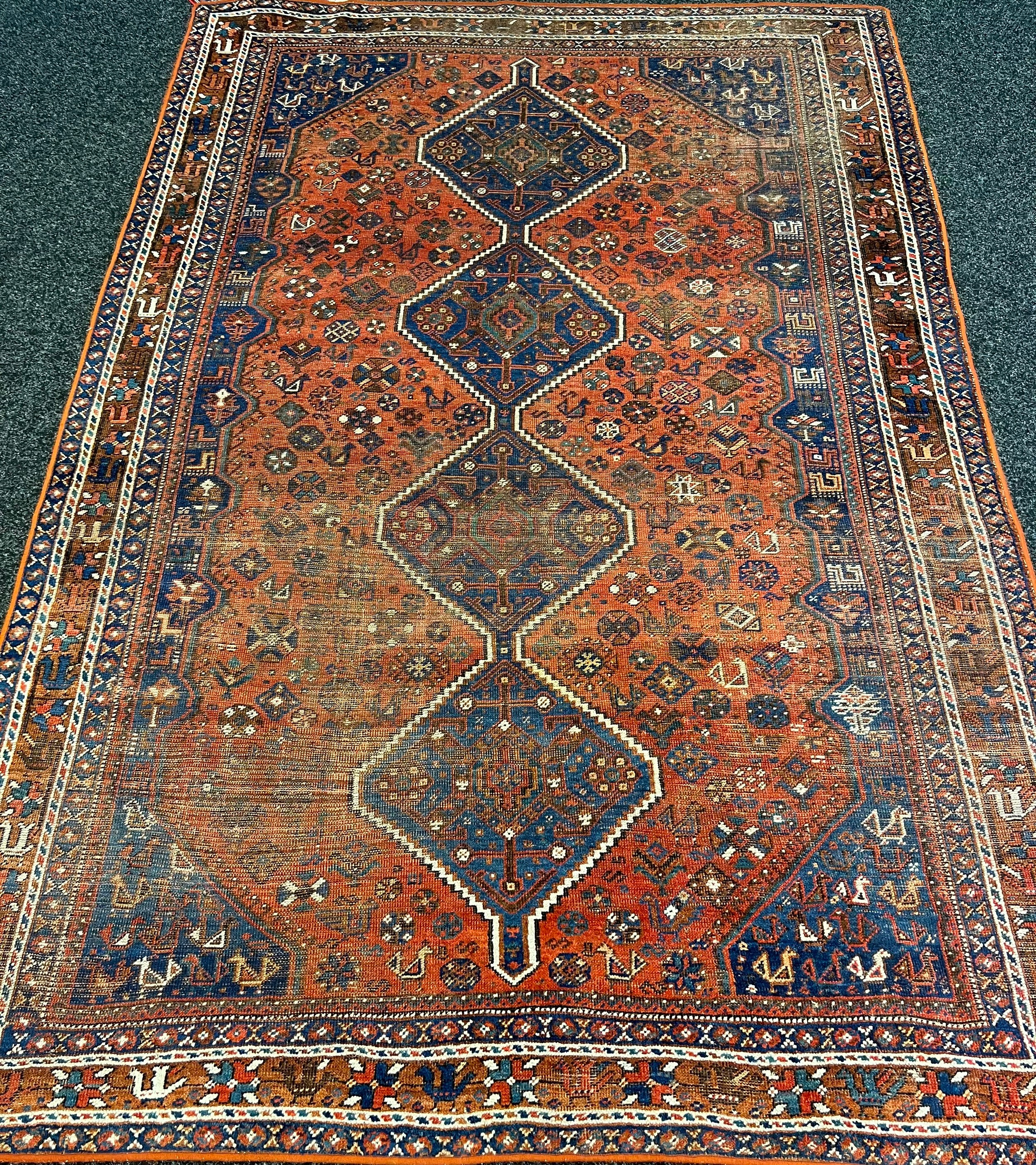 Provinz Gaschgai Iranian rug with certificate of authenticity [200x300cm]
