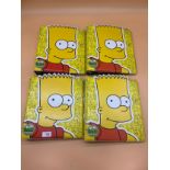 Four 'The Simpsons' portfolio albums, signed ltd ed card, Simpsons card sets & Simpsons Cell cards