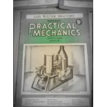 A collection of vintage publications to include Practical Mechanics and 1950s teaching aid