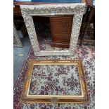 2 large decorative moulded frames.