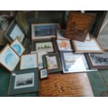 Selection of Pictures includes marquetry pictures etc .