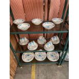 Large masons regency pattern tea / dinner service.