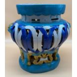 20th century Chinese porcelain drip glaze seat/ plant stand. [41x41x31cm]