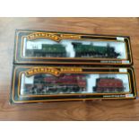 2 Mainline locomotive s and tenders includes Hinton manor both boxed .