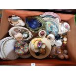 Large collection of porcelain to include Noritake, Cauldon, fine china, Wedgwood etc