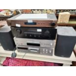 Selection of Hi-Fi Sony Seperates, Pure DAB Radio Tuner Together with Bowers and Wilkins DM600 S3