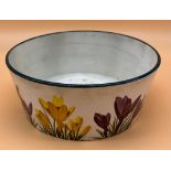 Antique Wemyss ware [T. Goode & Co] hand painted floral design bowl. Originally from the