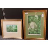 Framed modern engravings by Joan Sheilds [46x34cm] [32x38cm] [will not post]