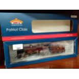 Boxed Bachmann patriot class loco steam train and tender boxed.