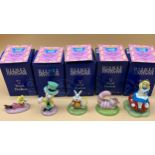 Five Disney Showcase Collection Royal Doulton Alice in Wonderland figures, 'Alice, Cheshire Cat,