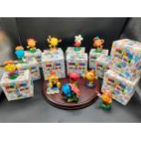 Collection of Mr Men & little miss figures all boxed .