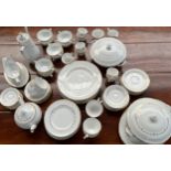 79 piece Royal Worcester 'Gold Chantilly' dinner service, tea and coffee service.