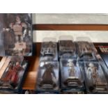 8 Various Eaglemoss collectable lead painted Doctor Who figures to include Cybermen, comes with