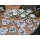 Alfred meakin dinner service , Royal Staffordshire Berkeley rose pattern tea service, Richmond tea