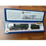 Bachmann double 00 gauge Locomotive and tender boxed .