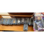 9 Various Eaglemoss collectable lead painted Doctor Who figures. Comes with comics. [Will post]