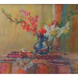 Gouche titled ''Japonica Time'' Signed Christine Peterson [54x56cm]