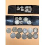Collection of silver half-crowns together with six pence's [silver coinage- 209grams]