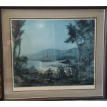 A Large Framed Signed Limited-Edition Print by Montague Dawson, Entitled 'Pieces of Eight'. Frame