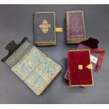 Lot of four 19th century antique bibles (4)