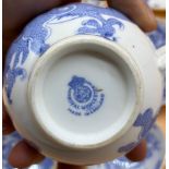 Royal Worcester blue and white dragon design part tea set.