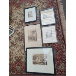 Lot of various etching etc .