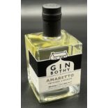 Bottle of Gin Bothy Amaretto Infused Liqueur, Small batch No. 27/60. 20% Vol. 50cl. Hand crafted