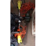 Hedge trimmer along with strimmer