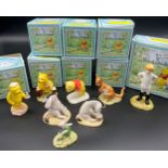 A Lot of eight Royal Doulton Winnie the pooh Collection figures, Includes pooh bear, Piglet,