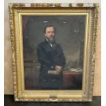 SIR DANIEL MACNEE, PRSA (BRITISH, 1806-1882) 19th century Oil on canvas portrait of a gentleman.