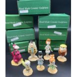 7 Vintage Beswick 'The Flintstone' figures, Includes Dino, Fred, Wilma, Bamm- Bamm Rubble,