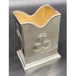 Birmingham silver card deck holder. [192.27grams]