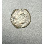 Ancient Roman style copper coin. [2cm in diameter]